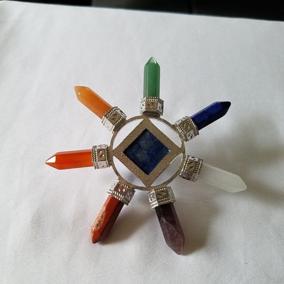 🕉️7-Chakra Crystal Natural Gemstone (Obsidian) Energy Generator🕉️ - Picture 4 of 4